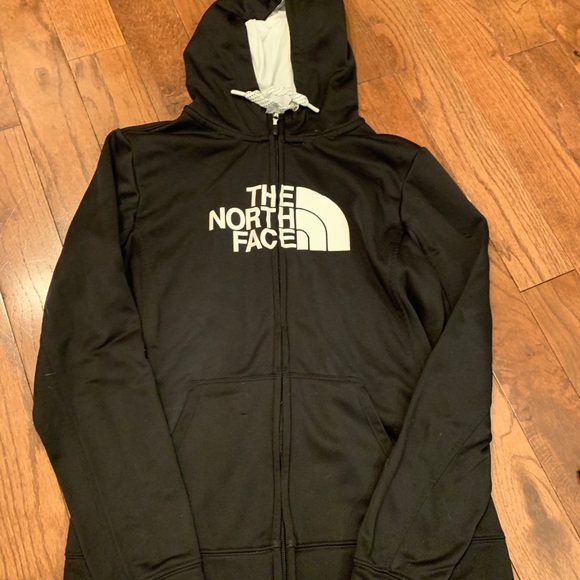 north face zip up sweatshirt